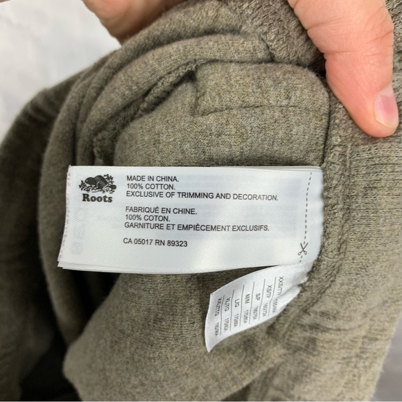 ROOTS‎ Brown Ribbed Track Pants Sz Sm - Picture 5 of 5